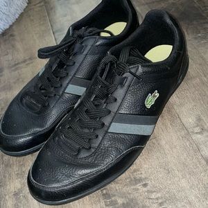 Lacoste Men's Giron Ava Black/Light Yellow Fashion Sneakers